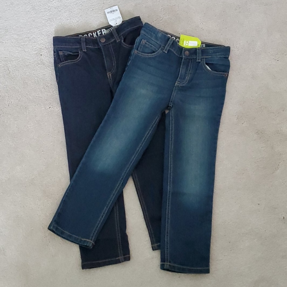 NWT Crazy 8 Boys Rocker Relaxed Skinny Jeans 5T